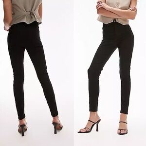 Topshop Moto Jamie pure black Skinny Jeans Size 25 NWOT Women's